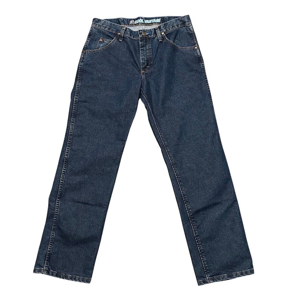 Wrangler 47 Cool Vantage Cowboy Jeans Reg Fit Size 31x30